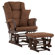 Storkcraft Custom Tuscany Glider and Ottoman