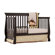 Storkcraft Carrara Fixed Side Convertible Crib in Black
