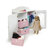 Badger Basket Mirrored Doll Armoire with 3 Baskets and 3 Hangers