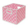 Badger Basket Folding Storage Cube in Polka Dot
