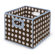 Badger Basket Folding Storage Cube in Polka Dot