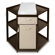 Badger Basket Diaper Corner Baby Changing Table with Hamper and Basket