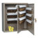 MMF Industries Key Cabinet, 240 Key Capacity, 16-1/2"x4-7/8"x20-1/8", Sand