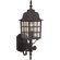 Craftmade Cast Aluminum Outdoor Grid Cage Wall Mount with Seeded Water Glass