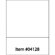 Paris Business Products Laser3 Micro Perf (3-1/2") Copy/Laser Paper, White, 20lb, Letter, 500 Sheets