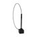 PM Company Upright Aluminum Counter Pen w/24" Cable, Black/Black Ink
