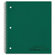 Rediform Office Products Three-Subject Notebook, College/Margin Rule, 8-7/8 x 11, WE, 120 Sheets                                                      