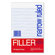 Rediform Office Products Filler Paper, Narrow Rule, 8-1/2"x5-1/2", 100 Shper Pack, White