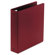 Wilson Jones Basic Vinyl Round Ring Binder, 2" Capacity, Burgundy