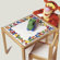 Lipper International ABC 123 Kids' 3 Piece Table and Chair Set