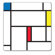 Kikkerland Magnetic Wipe Board Large Color Block