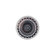 Kikkerland Moire Coaster in Black/White (Set of 4)