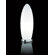 Kundalini Gherkin Table Lamp in White