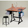 Martin Universal Design Ashley Melamine Drafting Table with Stool