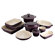 Raymond Blanc by Anolon Mulberry and Cream Stoneware 18cm Rectangular Dish