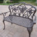 Oakland Living Butterfly Aluminum Garden Bench