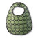 Swaddle Designs Green Terry Velour Bib Gift Set