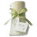 Swaddle Designs Certified Organic Cotton Baby Lovie in Pastel with Mod Circles on Ivory