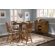 Liberty Furniture Nostalgia Casual Dining Round Pub Table in Medium Oak