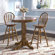 Liberty Furniture Nostalgia Casual Dining Round Pub Table in Medium Oak
