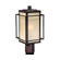 Vaxcel Robie  Outdoor Post Lantern in Espresso Bronze