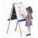 Whitney Brothers Adjustable Easel with Chalk and Write / Wipe Boards