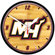 Wincraft, Inc. NBA 12.75" Round Clock - Minnesota Timberwolves