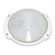 Nuvo Lighting  Oblong Round Wall Sconce in Semi Gloss White