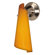 Nuvo Lighting 15.75" x 4.5"  Halogen Wall Sconce with Butterscotch Glass in Brushed Nickel