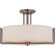 Nuvo Lighting Gemini 3 Light Semi Flush Mount