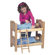 Guidecraft Doll Bunk Bed in Natural