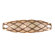 Varaluz Argyle Three Light Vanity Light in New Bronze with Desert Pearl