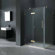 Vigo Frameless Pivot Door Shower Enclosure with Left Drain