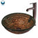 Vigo Copper Mosaic Glass Vessel Sink with Faucet in Oil Rubbed Bronze