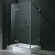Vigo 24" Pivot Door Swing Frameless Shower Enclosure with Base