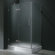 Vigo Frameless Pivot Door Shower Enclosure with Left Drain