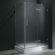 Vigo Frameless Pivot Door Shower Enclosure with Left Drain