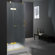 Vigo Pivot Door Frameless Shower Enclosure with Base