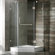 Vigo Neo-Angle Door Frameless Shower Enclosure with Base