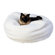 Everest Pet Sherpa Puff Ball Pet Bed in Natural Sherpa
