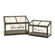 IMAX Tavares Two Piece Metal Greenhouse Set
