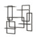 Oenophilia Mid Century 10 Bottle Wall Mounted Wine Rack