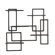 Oenophilia Mid Century 10 Bottle Wall Mounted Wine Rack