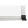 CommClad 18" x 24" Thermal-Fused Melamine Whiteboard with Aluminum Trim and Map Rail