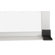 CommClad 48" x 48" Thermal-Fused Melamine Dot Grid Whiteboard with Aluminum Trim