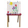 ECR4kids Hardwood Adjustable Floor Easel with Chalk and Dry-Erase Board