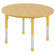 ECR4kids 36" Round Laminate Preschool Table in Maple