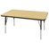 ECR4kids 30" x 48" Rectangular Adjustable Activity Table in Maple