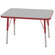 ECR4kids 24x36 Rectangular Adjustable  Activity Table in Gray