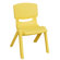 ECR4kids 12" Polypropylene Classroom Stackable Chair